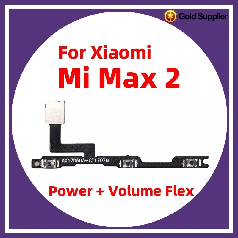Flex Cabo Botões Xiaomi Mi Max 2