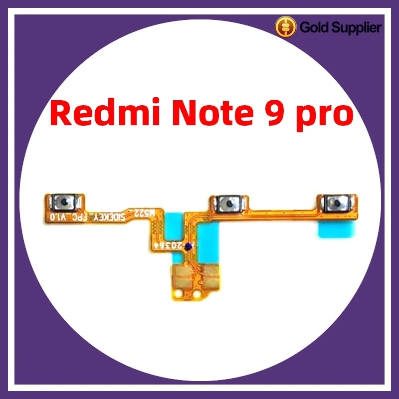 Flexível Botão Redmi Note 9 Pro: Reparo Fácil!