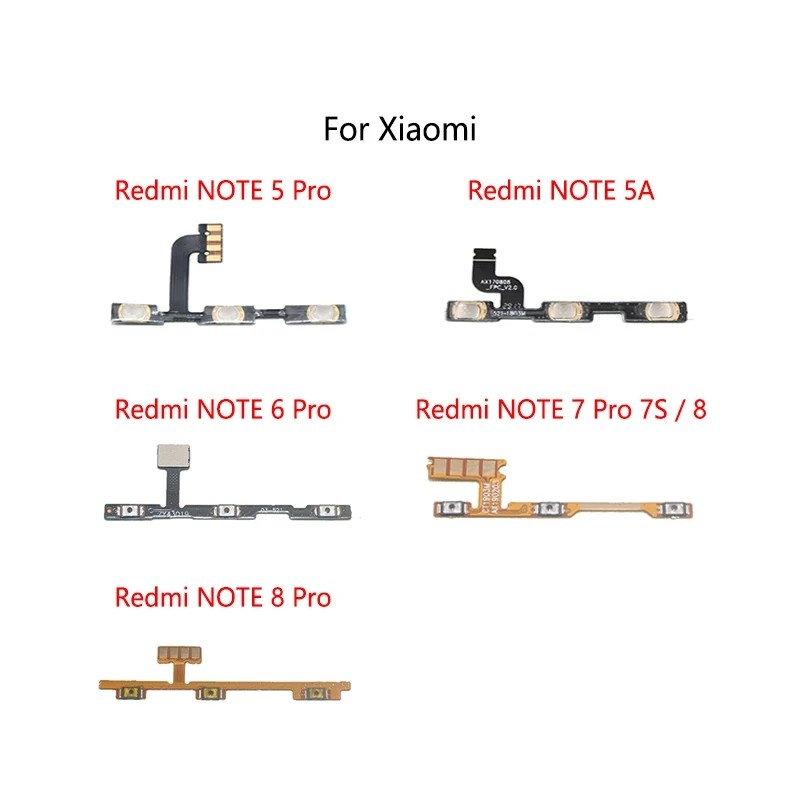 Flexível Botão Volume Xiaomi Redmi