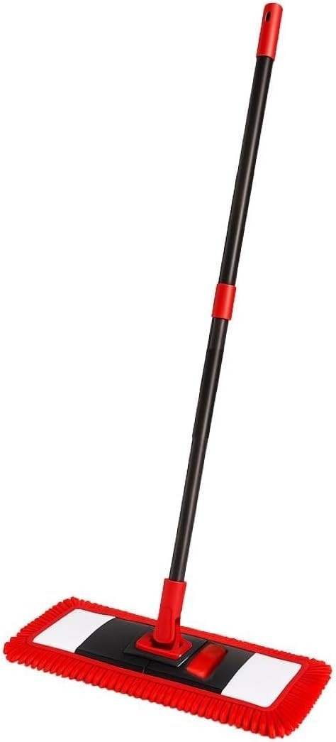 Mop Chenile com Cabo Flexível 120 cm - Limpeza Eficiente e Brilho Natural para Todos os Pisos