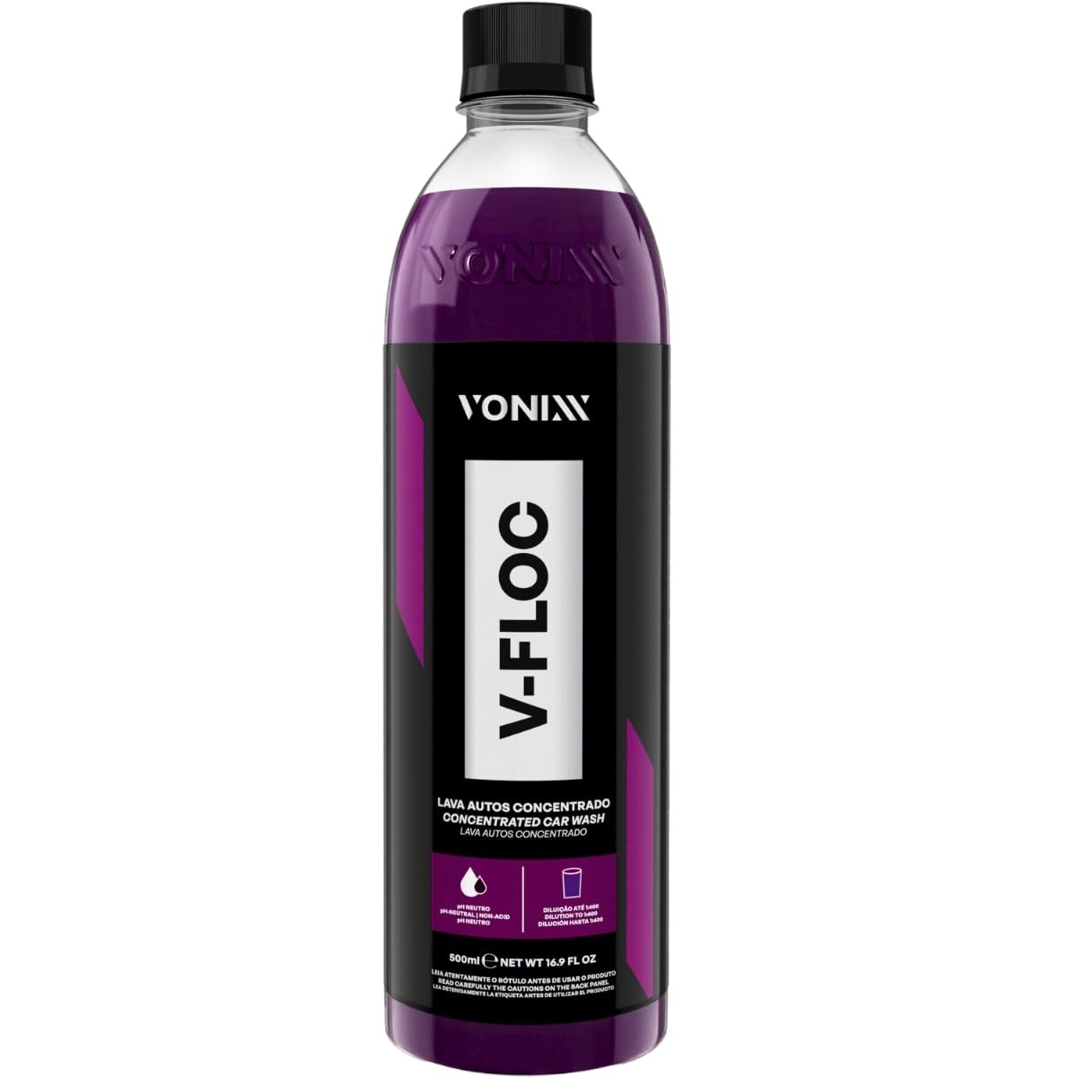 V-Floc Vonixx: Lavagem de Carro sem Remover Cera, 500ml - Brilho e Proteção!