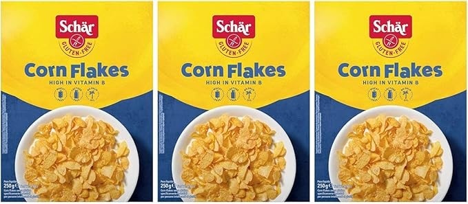Kit 3 Cereal Corn Flakes Flocos Milho sem Glúten 250g Schar