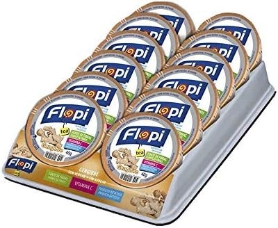 Bala S/Acuc Tea Gengibre 1 X 12 X 40G Flopi