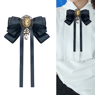flor-perola-com-vintage-borboleta-gravata