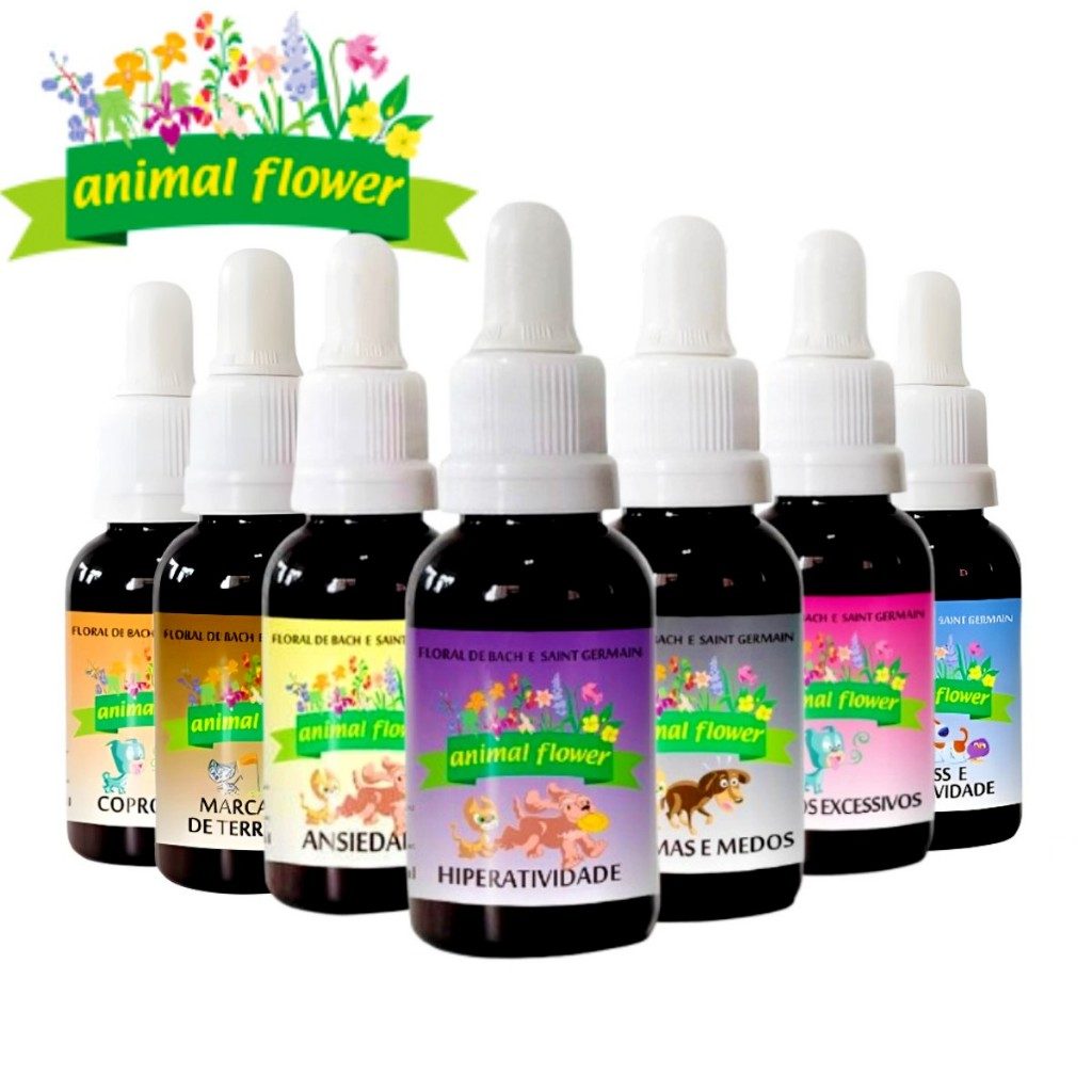 Floral de Bach Pet 100ml: Solução Natural para Ansiedade e Estresse em Animais