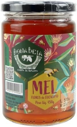 Mel Puro Flores Silvestre e Eucalipto 900g 100% Natural Dona Beia
