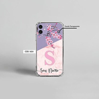 Capinha Personalizada com Nome e Flores