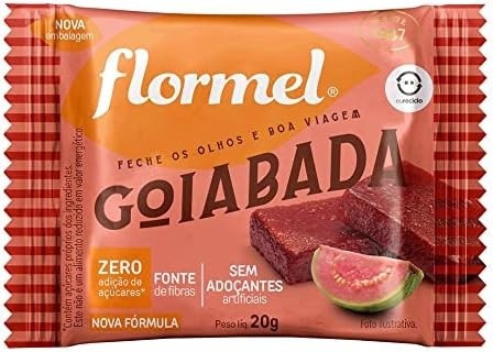 Goiabada FLORMEL Zero Açúcar- Caixa com 24 Unidades