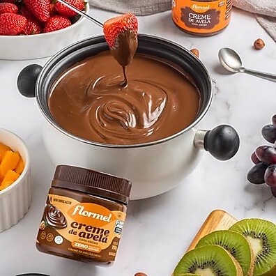 Creme Avelã Cacau Flormel Zero Açúcar 150g