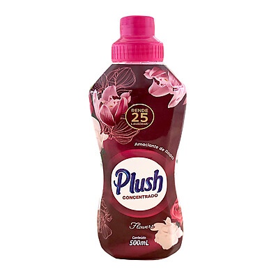 Flowers Plush: Amaciante Concentrado e Perfume Duradouro