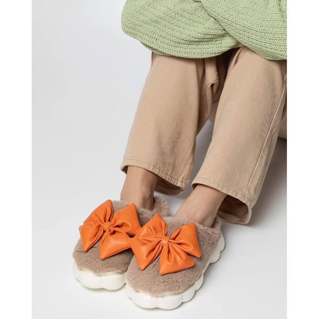 Flowfa Yuki: Pantufa Feminina Marrom Super Confortável