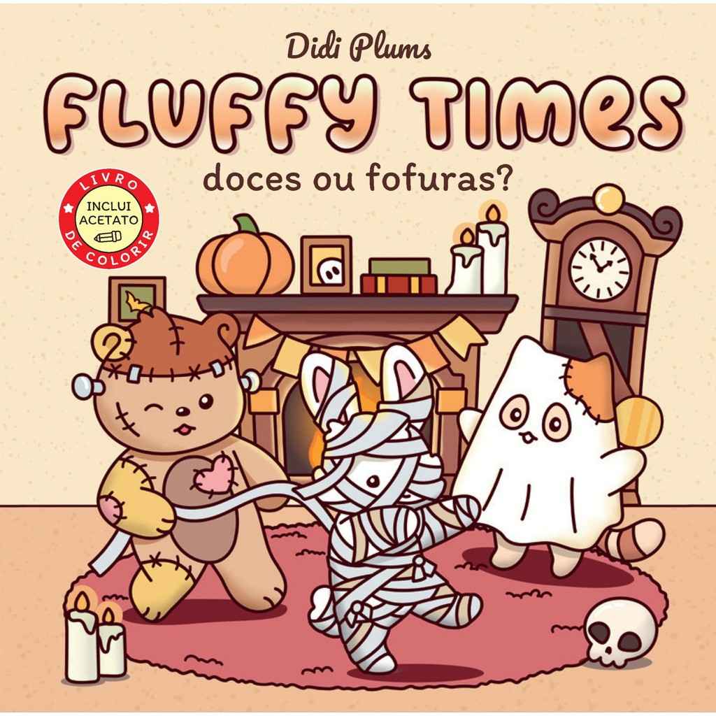 Fluffy Times Livro 4: Colorir Doces Arrepios!