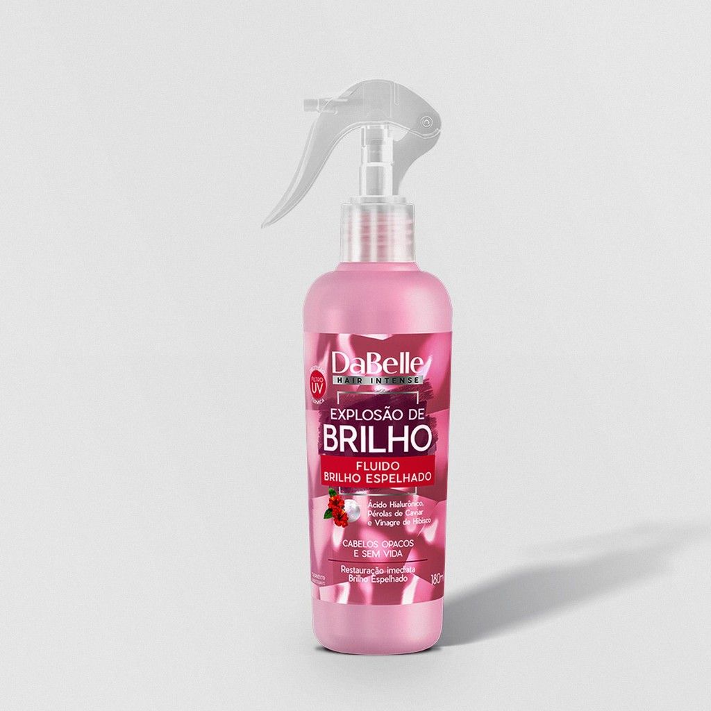 Fluido Brilho Espelhado Dabelle: Transforme Seus Cabelos com o Efeito Espelho