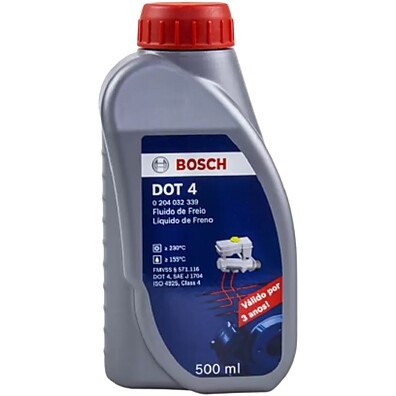 Fluido de Freio Bosch DOT 4: Segurança e Performance