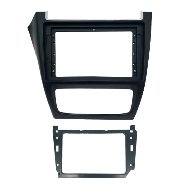 Moldura 9" Flutuante Preta para VW Fox, Spacefox e Crossfox G3: Upgrade Moderno!
