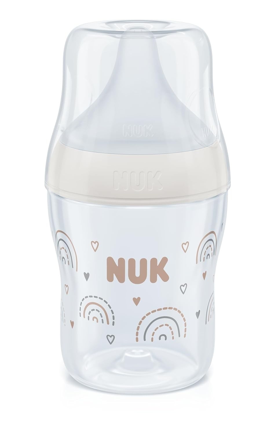 Mamadeira NUK Perfect Match Fluxo Lento com Controle de Temperatura 150ml - Segurança e Conforto para Bebês