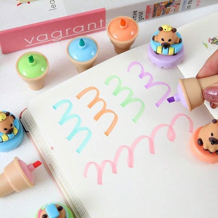 fofas-cores-6-kawaii-capybara-marcadores