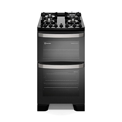 Fogão 4 Bocas Electrolux Experience: Mesa de Vidro, 2 Fornos e Tripla Chama