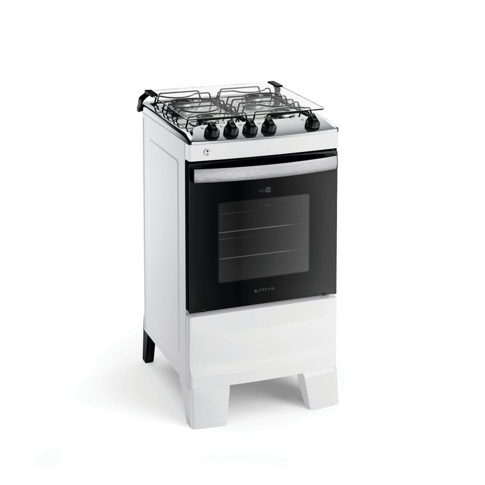 Fogão Atlas Agile Up Inox: Cozinhe com Estilo!