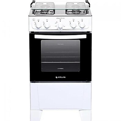 Fogão Atlas Mônaco Plus: 4 Bocas e Inox!