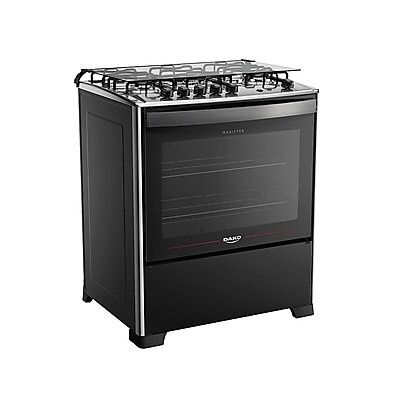 Fogão Dako Magister: 5 Bocas e Design Inox!