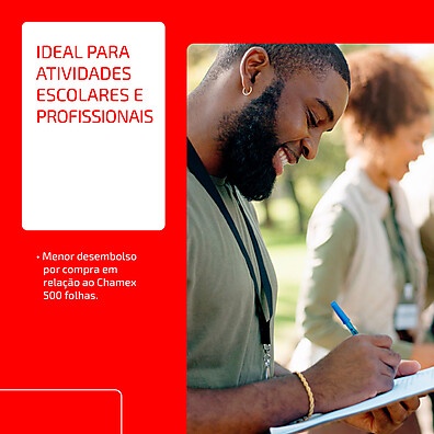 Papel Sulfite A4 75g 300 Folhas Chamex: Qualidade e Economia em Cada Folha