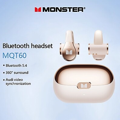 Fone Bluetooth Monster MQT60: Som Imersivo e Bateria Duradoura