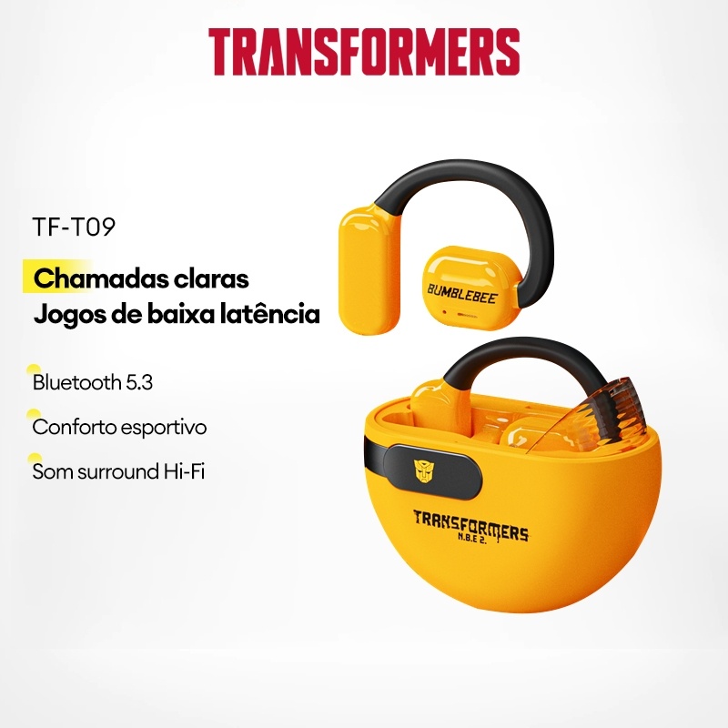 Fone Bluetooth TF-T09: Som Imersivo e Conforto!