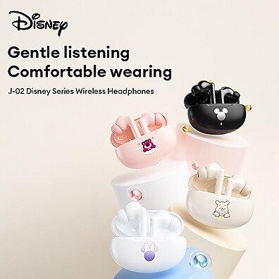 Fone Disney J-02: Som Imersivo e Cancelamento de Ruído