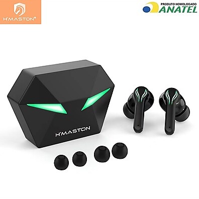 Fone Gamer Bluetooth 5.3 H'maston RS-30: Imersão Total!