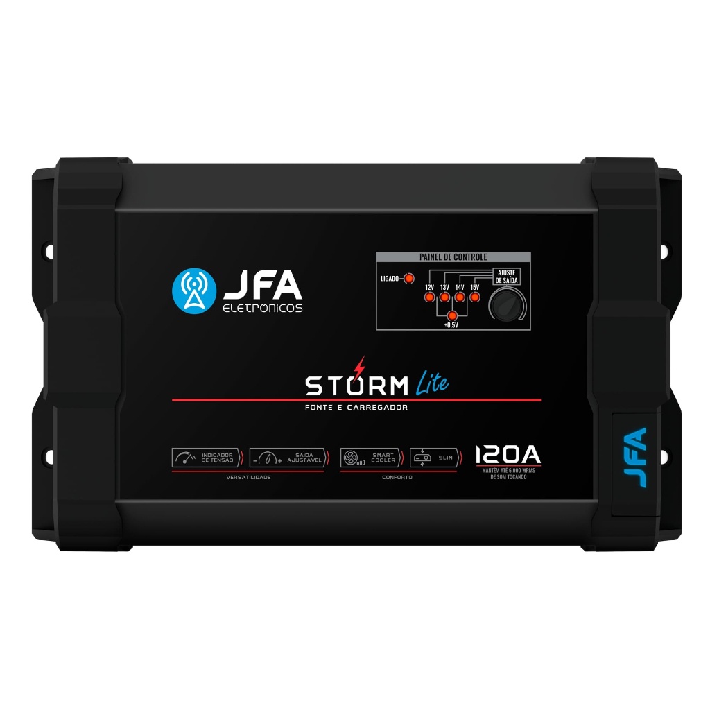 Fonte Carregador JFA 120A: Potência e Bivolt!