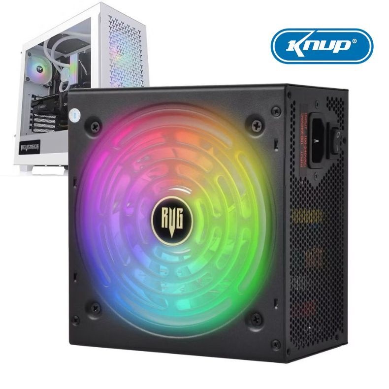Fonte Knup Revenger ATX 3.0: Potência e RGB!