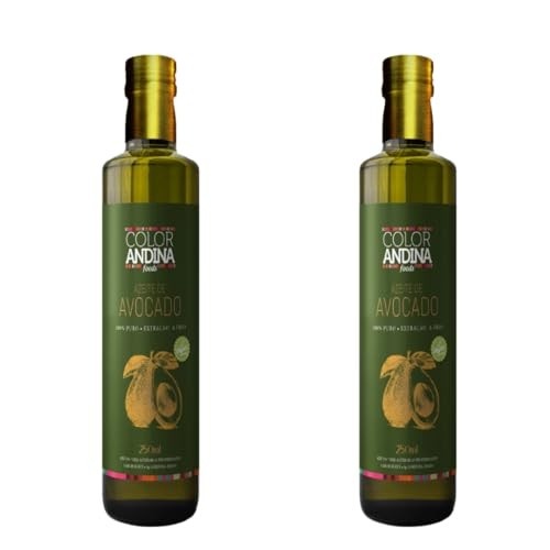 Azeite de Avocado abacate color andina foods - 2 garrafas