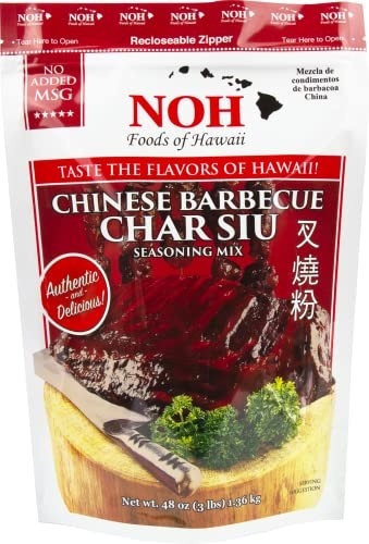 NOH Foods of Hawaii Mistura De Temperos Para Churrasco Chinês, Char Siu, 3 Libras