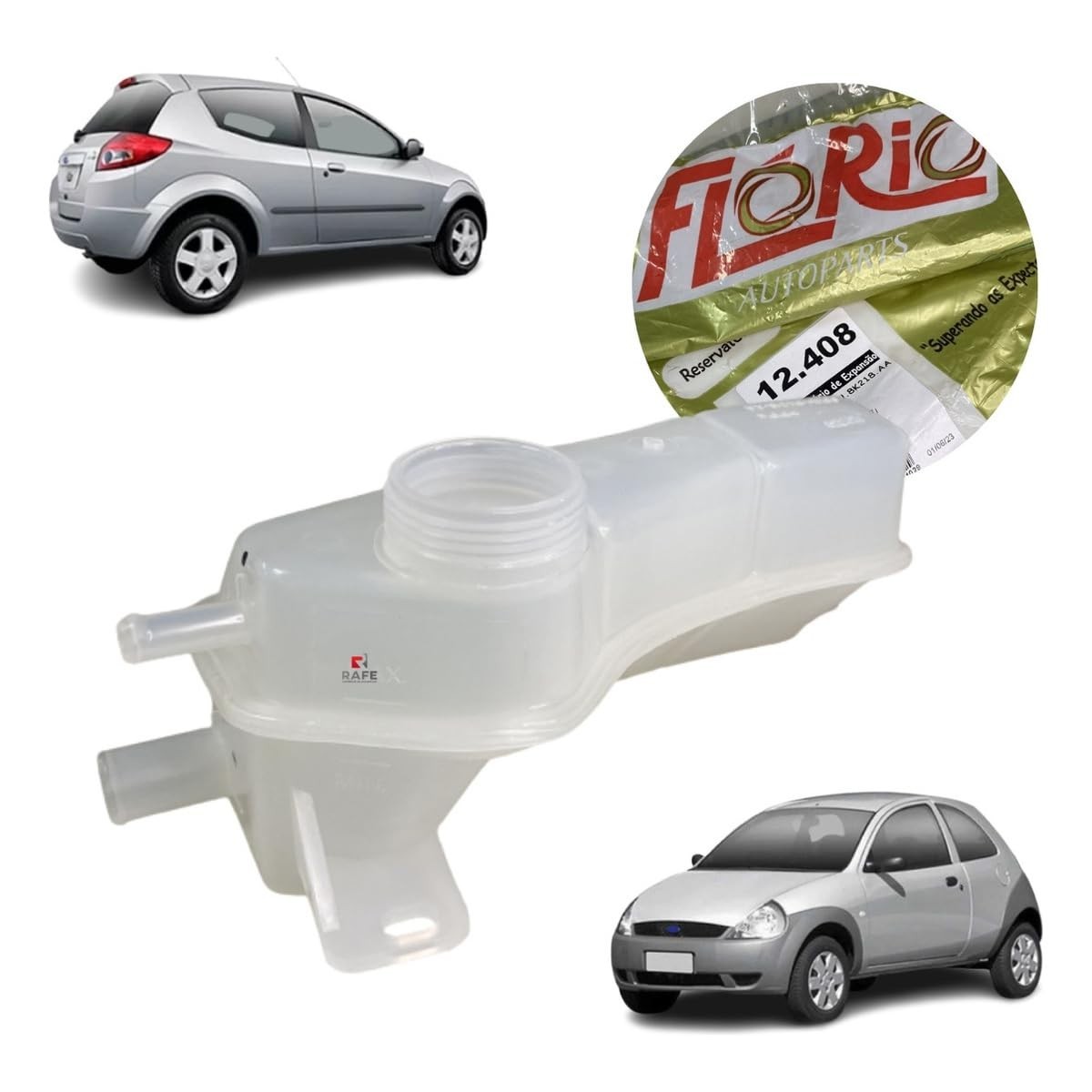 Reservatório de Água Radiador Ford Ka (1997-2013) - Flório: Mantenha seu motor refrigerado!