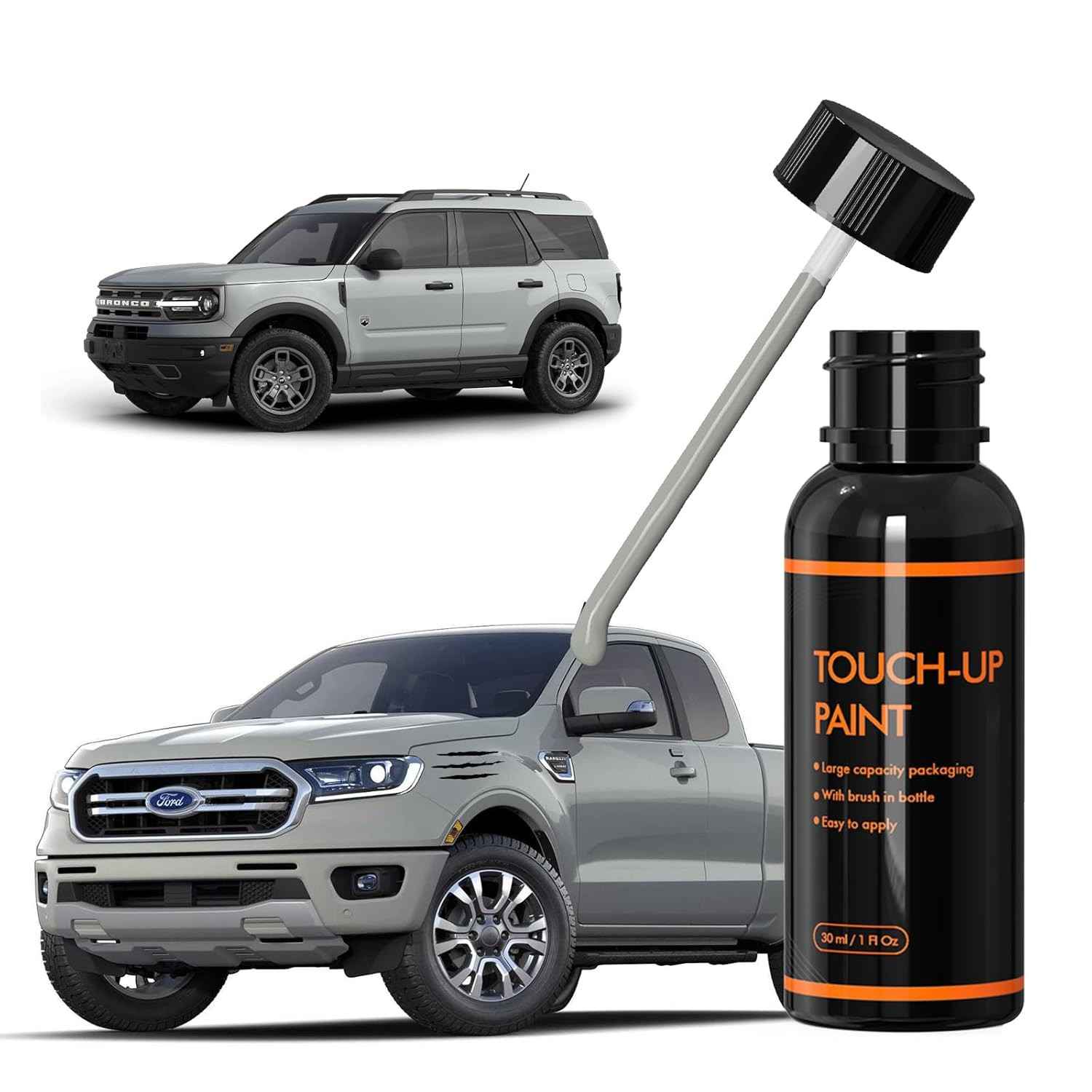 XTryfun Ne Cactus Gray - Tinta de Retoque Automotivo para Ford | Reparo de Arranhões Fácil e Profissional