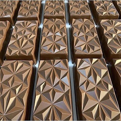 Forma 3D para Barras Recheadas: Crie Chocolates Incríveis!