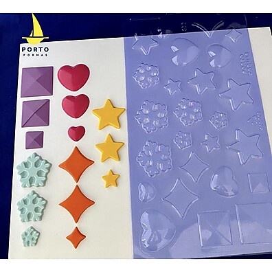 Forma Bolo Decorado: Apliques e Modelos Porto Formas