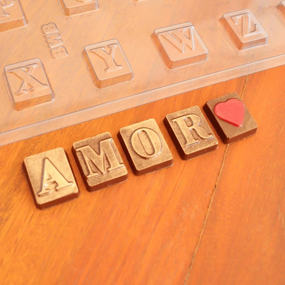 Forma BWB Alfabeto: Doces e Chocolates Profissionais