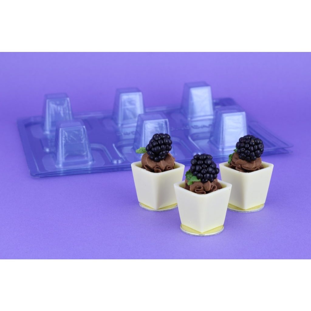 Forma BWB com Silicone (3 Partes) para Chocolates Perfeitos