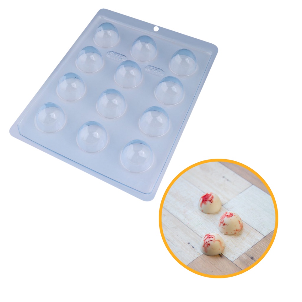 Forma Cereja Lisa BWB: Bombons e Doces Perfeitos!