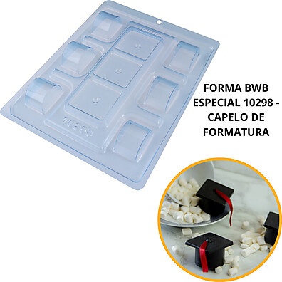 Forma Chocolate Capelo: Formas de Silicone para Formatura