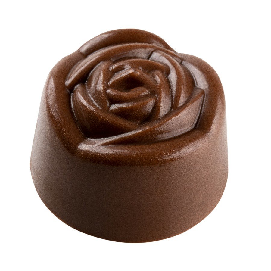 Forma Chocolate Flor Rosa: Crie Doces Incríveis!