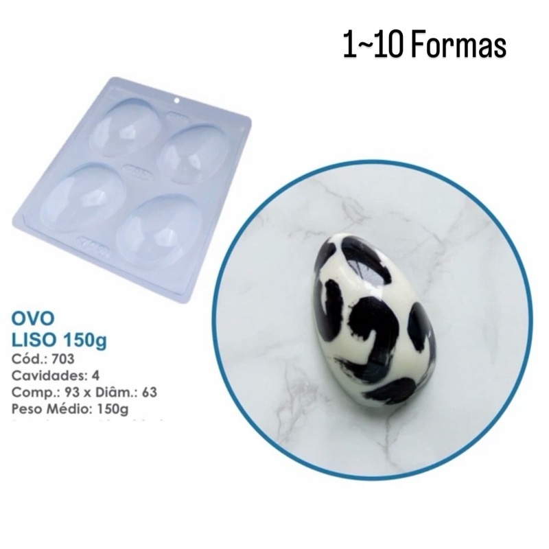 Forma de Chocolate 150g: Bombons Perfeitos!