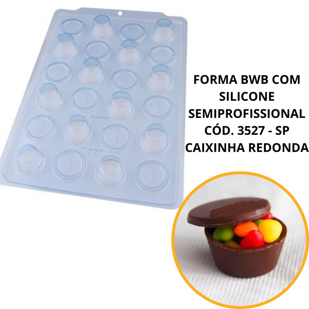 Forma de Chocolate BWB: Doces Finos Profissionais