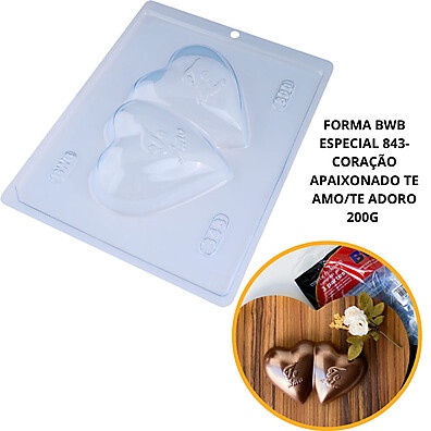 Forma de Chocolate Coração Apaixonado: Crie Delícias!
