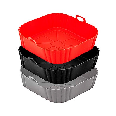 Forma de Silicone Air Fryer: Cozinhe Sem Gordura!