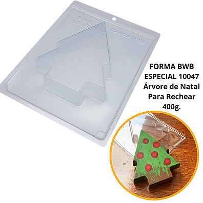 Forma de Silicone Árvore de Natal: Chocolate Perfeito!