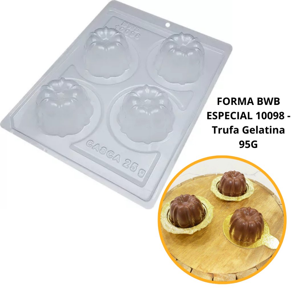 Forma de Silicone BWB: Trufas e Doces Perfeitos!