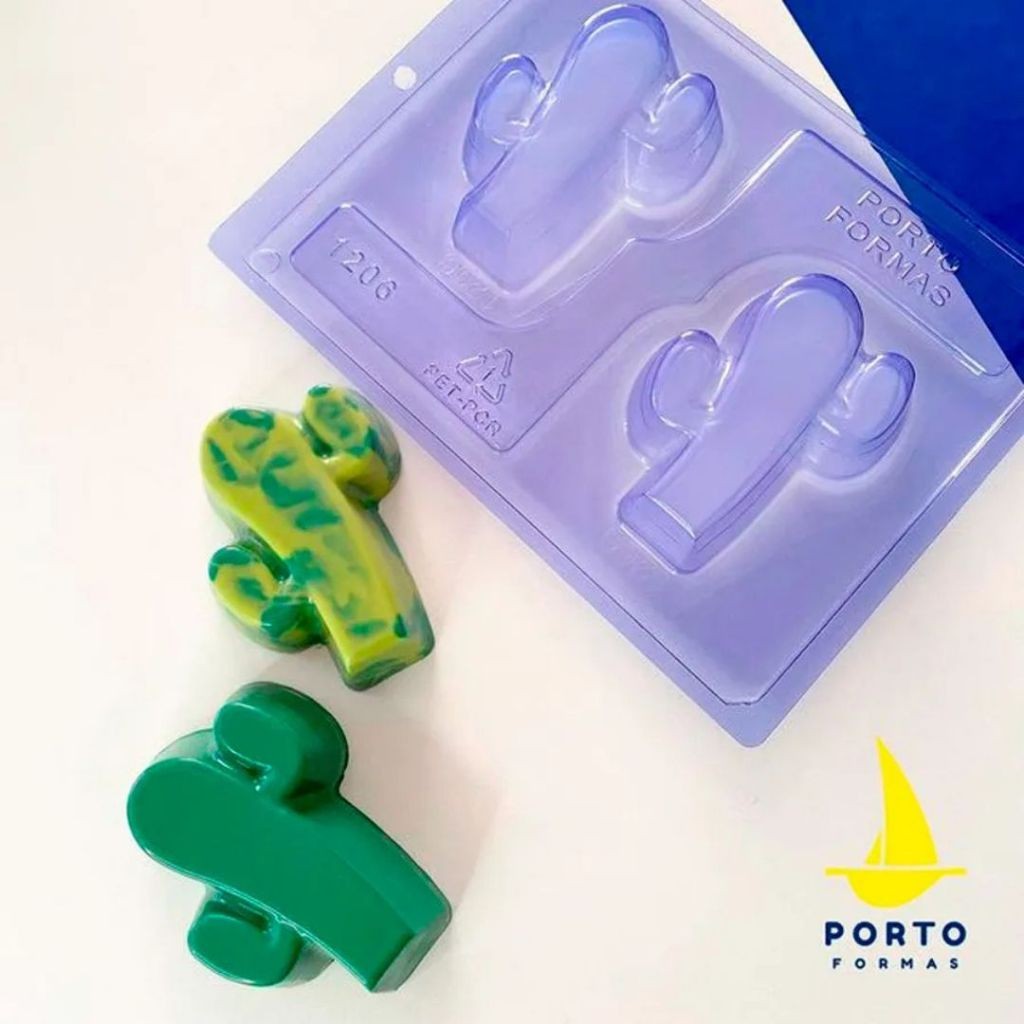Forma de Silicone Cactos: Crie Chocolates Incríveis!